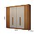 Roupeiro São Carlos 06 Portas 2.35m - Leifer - Imagem 3
