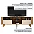 Bancada Mariana 1.80m Tv até 65 Cinamomo/Off White - Valdemóveis - Imagem 10