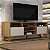Bancada Mariana 1.80m Tv até 65 Cinamomo/Off White - Valdemóveis - Imagem 1