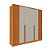 Roupeiro Guarani Ripado 06 Portas 2.44m Cinamomo/Off White - Tcil - Imagem 2