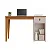 Escrivaninha Helo Candian Larg. 1.21m  Cinamomo/Off White com 1 Porta e 1 Gaveta JCM - Imagem 3