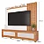 Home Theater Marrocos 2.28m Tv 84" Cinamomo/Off White - Permobili - Imagem 3