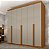 Roupeiro 6 Portas Joinville 2,18m Cinamono/Off White - Tcil - Imagem 1