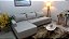 Estofado Living Chaise Suíça 3078 Lufer Linho Capuccino - Imagem 1