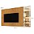 Painel Vitrum 100% MDF 2.18m Tv até 75 Naturale - Mavaular - Imagem 3