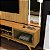 Rack com Painel Vitrum 100% MDF com Espelho e Led 2.18m Tv até 75" Naturale - Mavaular - Imagem 3