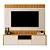 Home Aurora 100% MDF 1.80m Tv 58 com LED Duplo - Mavaular - Imagem 3