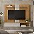 Painel Home até 65″ Friburgo Nature/Off White - Linea Brasil - Imagem 1