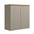 Aéreo Allure 80cm 100% MDF Jequitibá/Griss  - Linea Brasil - Imagem 1