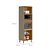 Paneleiro Allure 170cm 100% MDF Jequitibá/Griss - Linea Brasil - Imagem 3
