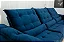 Sofá Retrátil Reclinável Emanuelly Azul 03 Larg. 3.20m - D28 Soft - Imagem 7