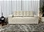 Sofá 3 Lugares Living 2.10m Espuma D33 Linho Bege Miami - Imagem 2