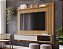 Painel Panama Plus 100% MDF 1.62m Tv 60 Nature/Off White  - Permobili - Imagem 1