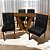 Mesa Classic 1.20m Cinamomo Laminado com 04 Cadeiras Sofia - Imagem 2
