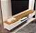 Painel até 65″ Studio Off White/Cedro 1.60m  - EDN Móveis - Imagem 2