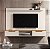Painel até 65″ Studio Off White/Cedro 1.60m  - EDN Móveis - Imagem 3