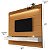 Home Suspenso até 75″ Norton 1.80m (Bliss + Aspen) Cedro/Off White - Edn Móveis - Imagem 3
