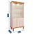 Cristaleira para Sala de Estar Sala de Jantar Luiza Cor Cinamomo/off White Cinamomo/Off White - Cimol - Imagem 4