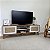 Rack Charlotte 75″ 1.80m  – Cinamomo/Off White - Imagem 1