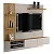Painel Home Montana 2.00m Tv 65- Valdemoveis - Imagem 2
