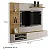 Painel Home Montana 2.00m Tv 65- Valdemoveis - Imagem 3