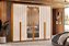 Roupeiro Volpi 6P6G com 2 Espelhos  2.78m Cinamomo.Off White Madetec - Imagem 1