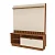 Home Diamantina com Detalhe Ripado Amêndoa- Off larg. 1.50m - Mobler - Imagem 2
