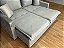 Sofá Cama Retrátil Reclinável Positano 1.80m Mod.80 – Prata Veludo - Imagem 7