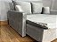 Sofá Cama Retrátil Reclinável Positano 1.80m Mod.80 – Prata Veludo - Imagem 5