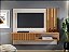 Painel Roma com LED 1.80m Tv 75 Off White/Naturale - Mavaular - Imagem 1