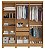 Roupeiro Cabo Frio 100% MDF 06P02G 1.80m - Nature/Off White - Imagem 3