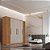 Roupeiro Cabo Frio 100% MDF 06P02G 1.80m - Nature/Off White - Imagem 1