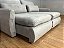 Sofá Cama Retrátil Reclinável Amaranto 2.30m Mod.100 – Veludo Prata - Imagem 4