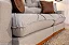 Retrátil Reclinável 2.90m Gran Bello Linho Cinza  - D33 e Molas Ensacadas - Imagem 9