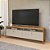 Rack Tv até 75″ Dubai 1.80m Tauari/Off White Fosco - Linea Brasil - Imagem 1