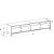 Rack Tv até 75″ Dubai 1.80m Tauari/Off White Fosco - Linea Brasil - Imagem 9
