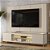 Painel + Rack Santorini Off White/Tauari Fosco (Flex) 2.29m com LED Tv 75- Linea Brasil - Imagem 10