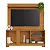 Home União Candian Cinamomo/Off Detalhe Ripado TV até 56 Polegadas Larg. 1.36m - JCM - Imagem 3