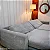 Sofá Retrátil e Cama Amaranto 2.30m Veludo Plush Prata - Sem Caixa - Imagem 13