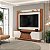 Bancada com Painel Helo 1.83m Tv 75 - Dj Moveis - Imagem 2