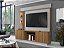 Home Atlanta 2.00m Cinamomo/Off Whiet Ripado Efeito 3D - Bechara - Imagem 1