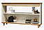 Aparador Memphis 1.37m Off White/Cedro - EDN Móveis - Imagem 2