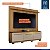 Home Montreal  Ripado Com LED  1.74m TV 75" Cinamomo/Off White  - Valdemoveis - Imagem 5