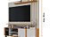 Home Theater Valencia 1.60m Tv até 55 Off White/Nature - Permobile - Imagem 2