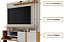 Home Theater Valencia 1.60m Tv até 55 Off White/Nature - Permobile - Imagem 3