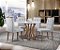 Mesa Ibiza Redonda 1.00x1.00 Vidro com 04 Cadeiras Berlim  Mel Off White  - Art assentos - Imagem 2