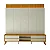 Rack Magnífico 212 + Painel Magnífico 220 Nature/Off C/LED e Detalhe Ripado Larg. 2.18m Gelius - Imagem 3