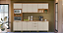 Cozinha Selene Completa 3.30m 06 Peças 100% MDF Jequitibá/Off White Fosco  - Linea Brasil - Imagem 2