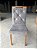 Mesa Salinas 120x80 Vidro Cinamomo/Off White com 4 Cadeiras Yasmim Veludo - Imagem 6
