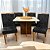 Mesa Salinas 120x80 Vidro Cinamomo/Off White com 4 Cadeiras Yasmim Veludo - Imagem 7